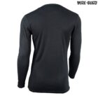 Back view of a black long-sleeve shirt. The shirt has a simple, plain design with a round neckline. The brand name WORK-GUARD is visible in the top right corner.