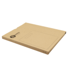 Brown cardboard package labeled Bamboo Floor. The package is flat and rectangular, with an outline illustration of its contents on the top. The cardboard edges are visible, on a white background.