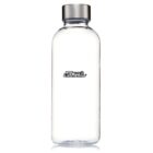 Clear plastic water bottle with a silver screw-on cap and a black Red Lanterns logo on the front.