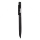 A sleek black pen with a silver tip and clip, featuring the word Sprint printed in white on the side of the cap. The pen is set against a plain white background.