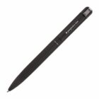 A sleek black pen with a metallic clip. The clip displays the words perspective view in white text. The pen has a slim design and a retractable tip.
