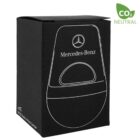Black rectangular box featuring an illustration of a Mercedes-Benz wireless speaker. Mercedes-Benz logo and text appear on the front. A CO2 Neutral symbol is in the upper right corner.