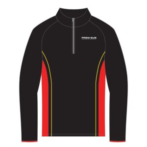 Long Sleeve Off-Field Qtr Zip Warm Up Top Light Weight
