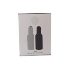 Box image showing two side-by-side silhouettes of salt and pepper grinders, one in light gray and the other in dark gray, on a plain white background. Text below reads Thea and Automatic Salt & Pepper Grinder.