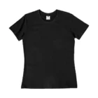 Plain black, round neckline short sleeve t-shirt for printing your company logo