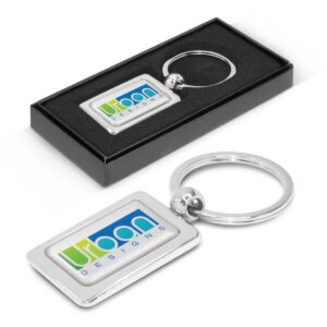 Metalum Rectangular Metal Key Rings