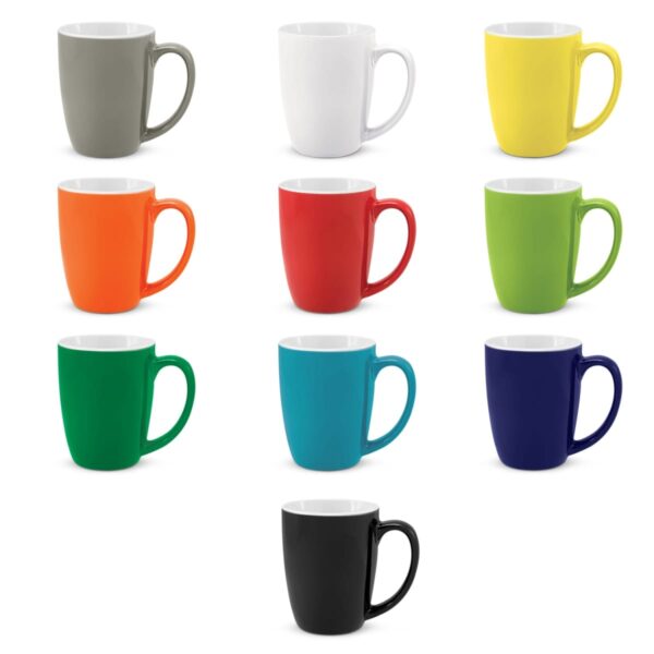 330ml Colourful Stoneware Mugs Personalised