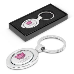 Kroma Oval Metal Key Rings