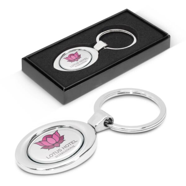 Kroma Oval Metal Key Rings