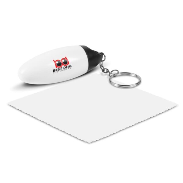 Microfibre Cloth Keychains
