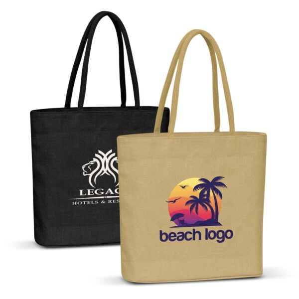 Kallie Jute Tote Bags