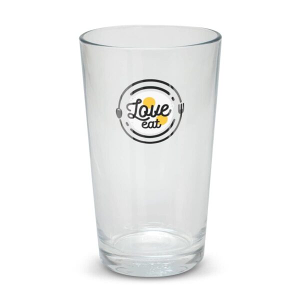 Glass Tumblers With Promotional Decoration