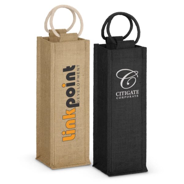 Clemente Branded Eco Wine Bag
