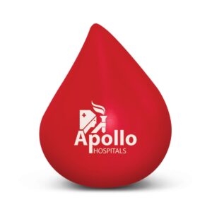 Blood Drop Stress Ball With Branding