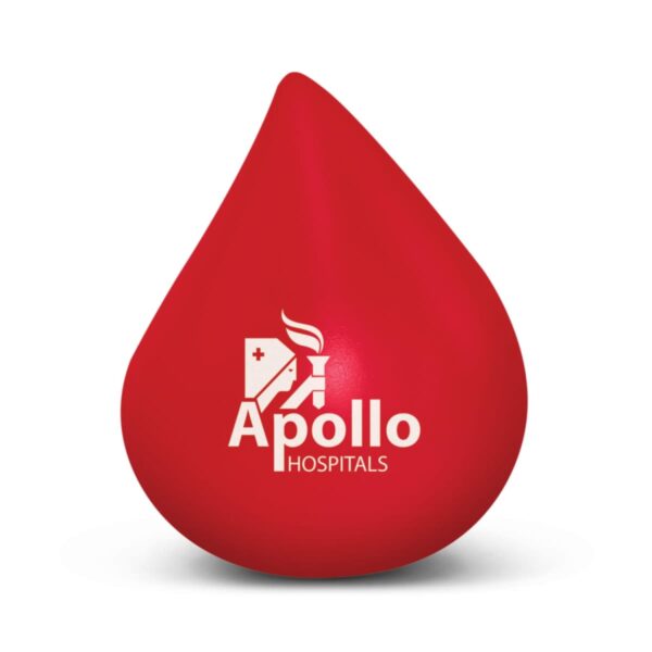 Blood Drop Stress Ball With Branding