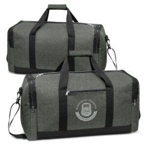 Logo Branded Canvas Duffle Bag