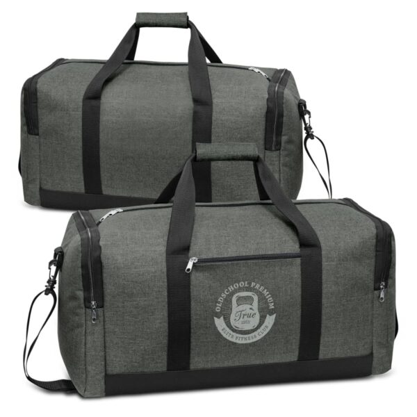 Logo Branded Canvas Duffle Bag