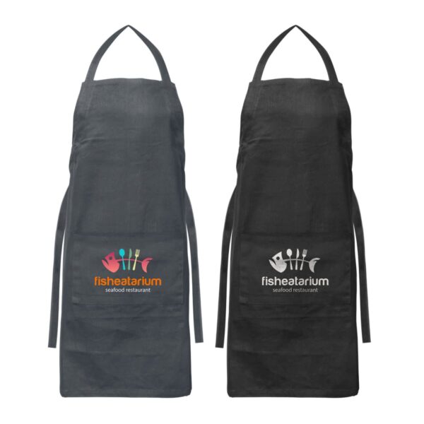 Cotton Logo Branded Bib Apron