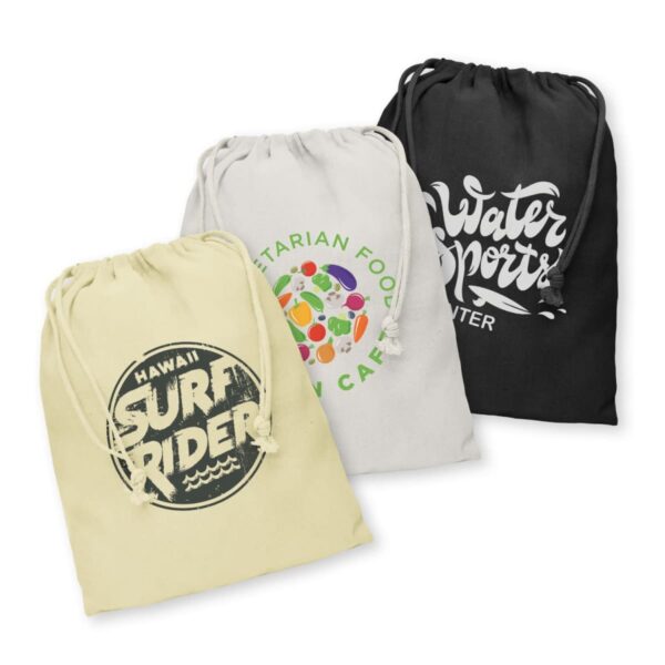 Personalised Drawstring Cotton Giftbag  Medium