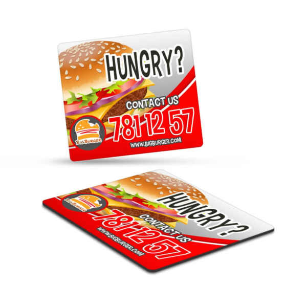 Rectangle Fridge Magnet  9 x 8cm