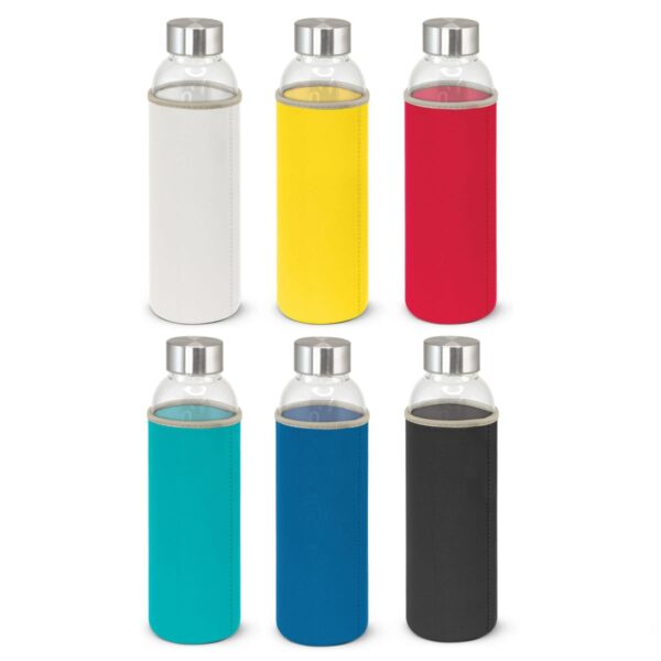 Glass Promotional Drink Bottle with Sleeve