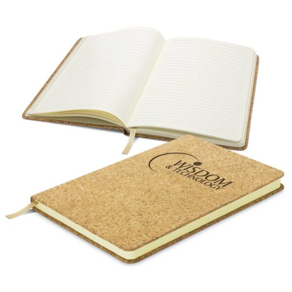 Medium Cork Cover Notebooks Branded
