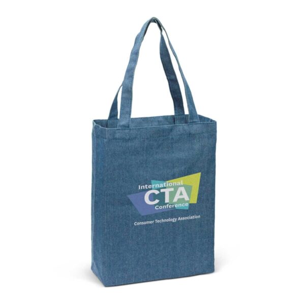 Denim Look Custom Tote Bags