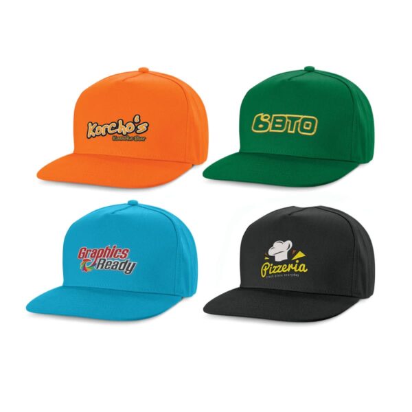 Innovo Flat Peak Caps