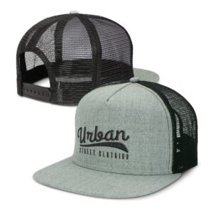Acewear Flat Peak Trucker Caps