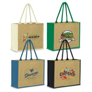 Chariot Jute Tote Bags