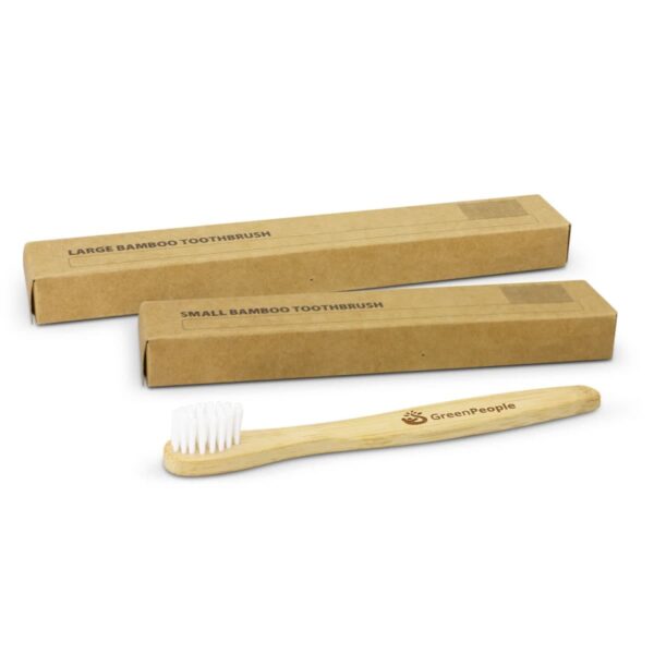 Logo Emblazoned Toothbrushes Bamboo