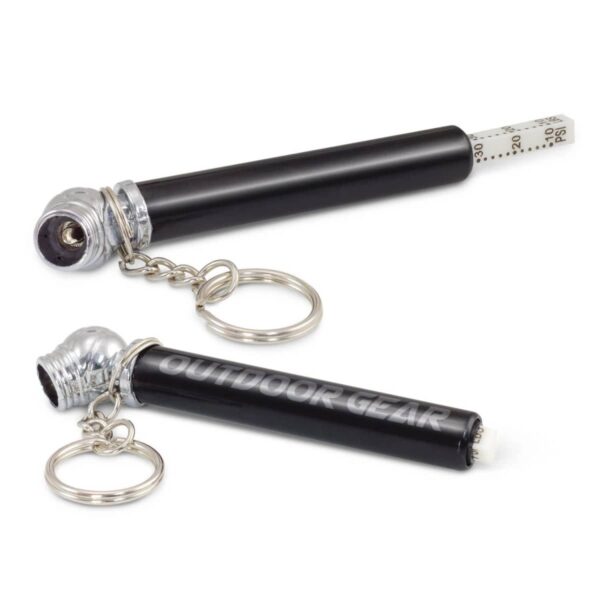 Bulk Promotional Tyre Gauge Keyrings