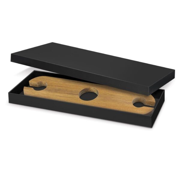 Personalised Acacia Wine Holders