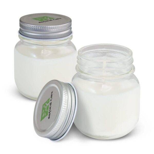 110g Customised Mason Jar Candles Vanilla