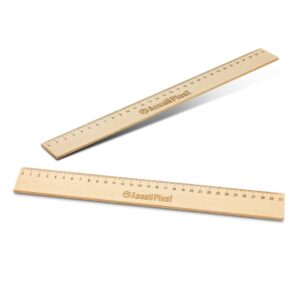 30cm Wooden Promotional Rulers