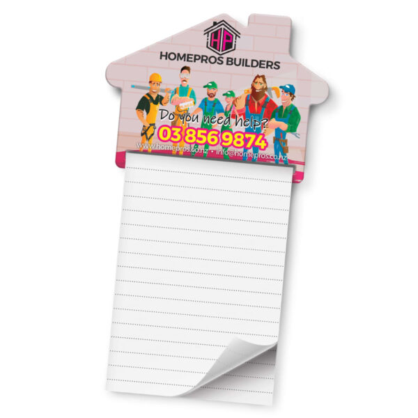 Personalised House Shape Pads - A7
