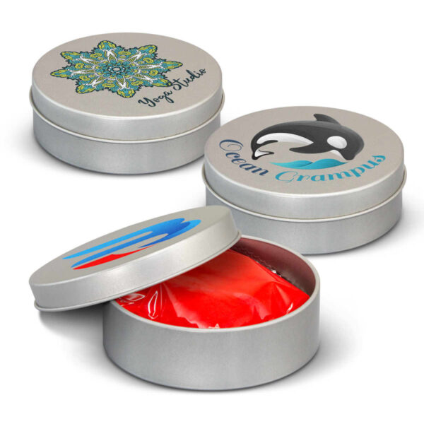 Stress Putty in Branded Containers