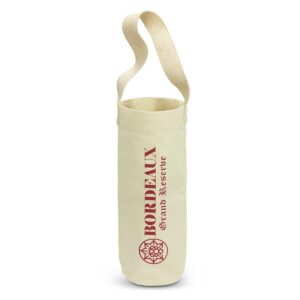 Custom Branded Cotton Wine Totes