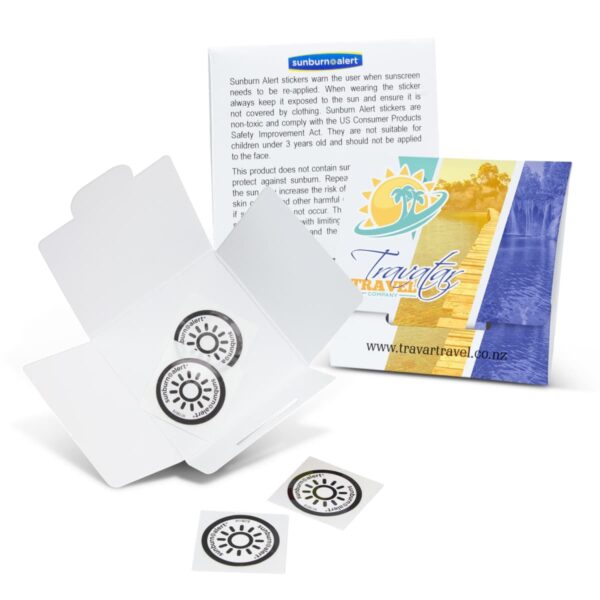 Sunburn Custom Alert Stickers