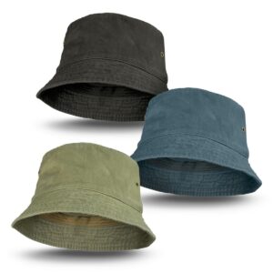 Clovelly Logo Branded Bucket Hats
