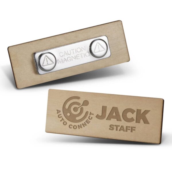 Hounslow Magnetic Wooden Badges