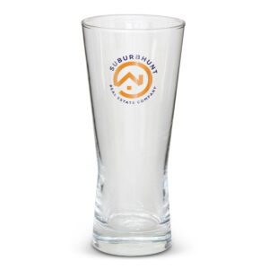 Henley Logo Printed Beer Glass