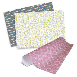Custom Decorated Wrapping Paper Sheets