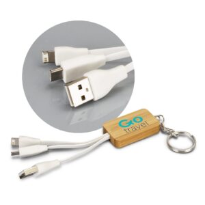 Laval Charging Cable Key Rings - Rectangle