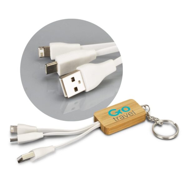 Laval Charging Cable Key Rings - Rectangle