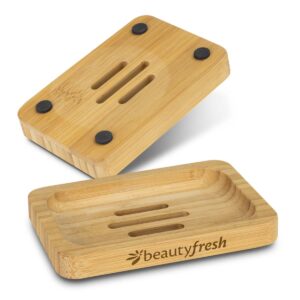 Taro Non-Slip Bamboo Soap Holders