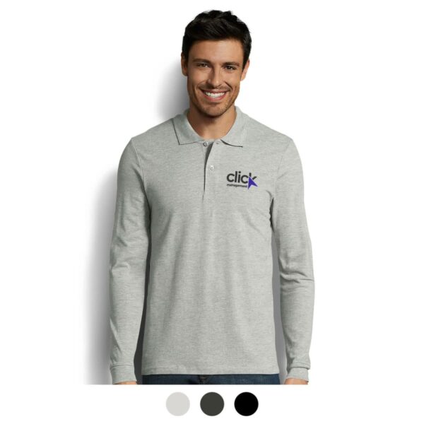 SOLS Perfect Mens Long Sleeve Polos