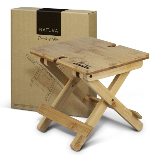 Vistro Bamboo Folding Wine Tables