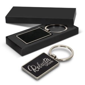 Capulet Rectangle Nickel Key Rings