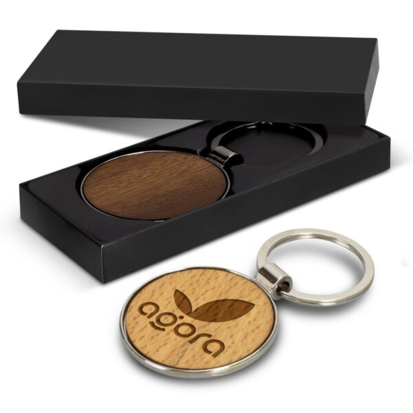 Santo Wooden Round Key Rings